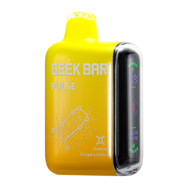 Grape Lemon Geek Bar Pulse 15000 - Black Coral